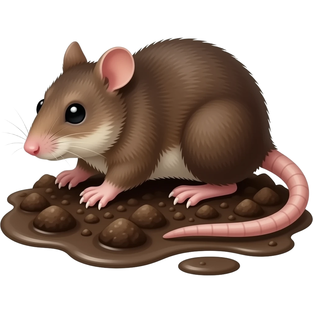 Mole in ground emoji