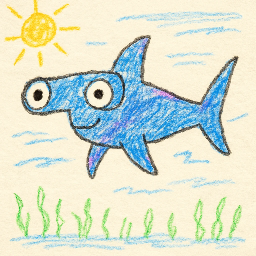 Hammerhead shark emoji