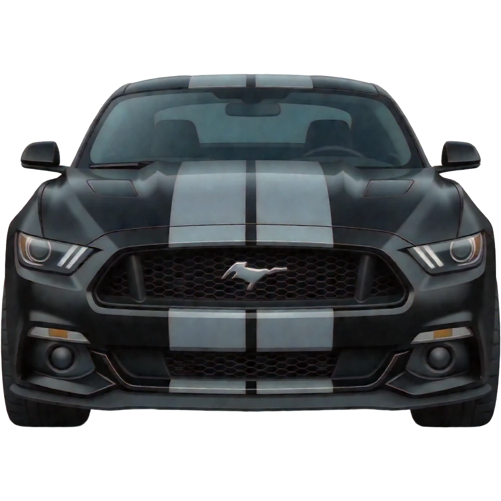 Schwarzer Mustang emoji