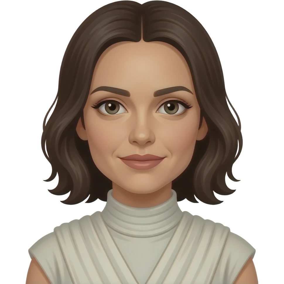 An emoji of Nathalie portman in star wars emoji