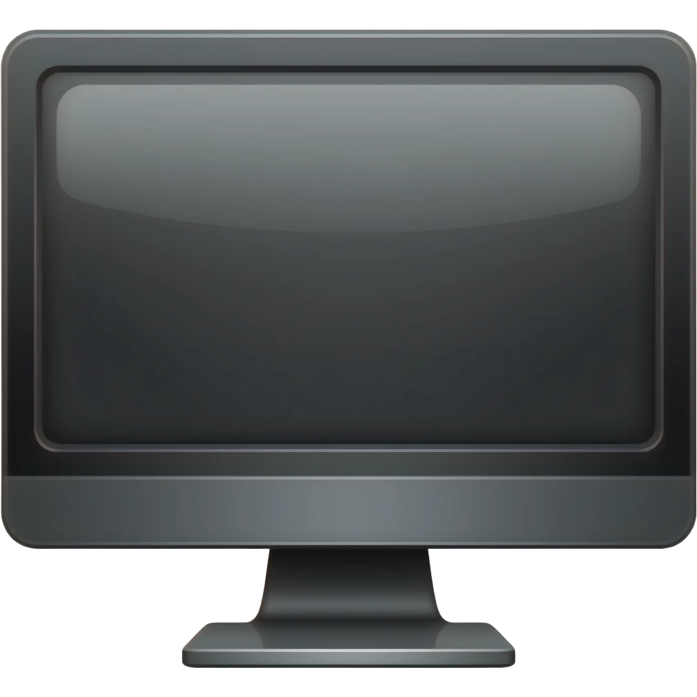 computadora linda y moderna silueta negro emoji