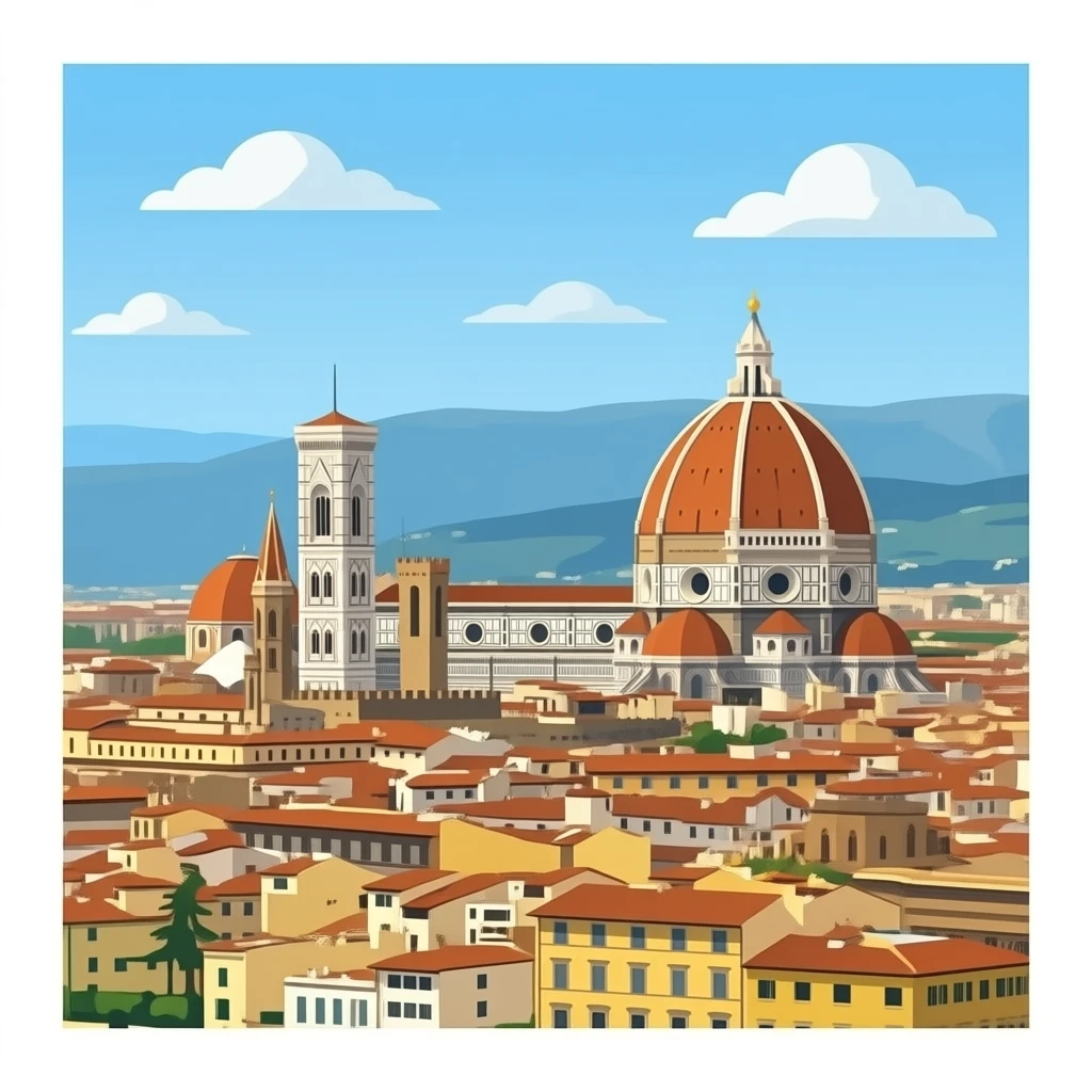 Cinematic Realistic Florence Cathedral Landmark Emoji emoji