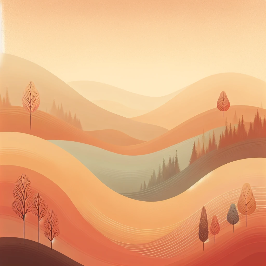 soft pastel abstract background in autumn palette, seamless gradient style, minimalist cozy vibe emoji