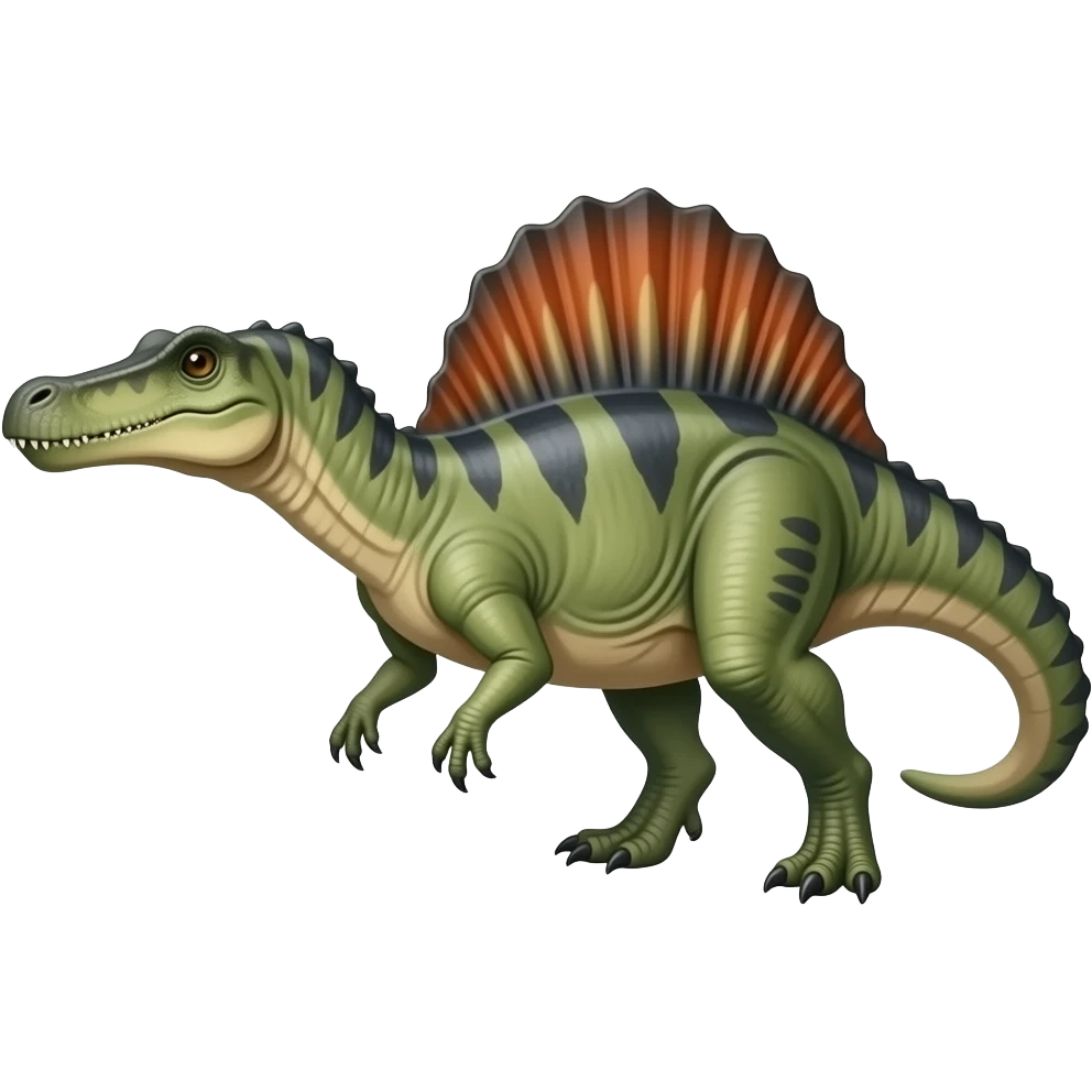 (Crocodile)-headed Its head will be slightly larger in proportion to its body. I'll say it again, he'll have a crocodile head. Have you ever seen a crocodile head in your life?spinosaurus emoji
