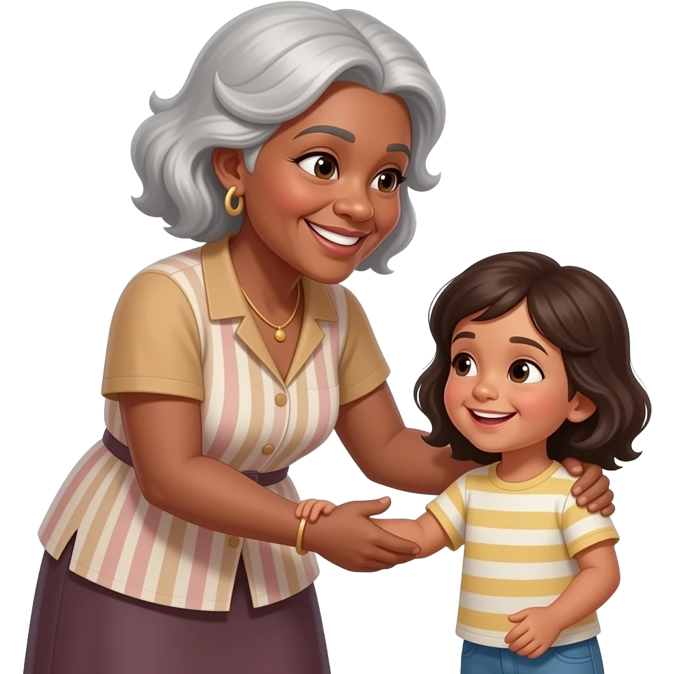 Fela. Es. Una. Viejita.   Que. Dice. Hola. Mi. Nieto emoji