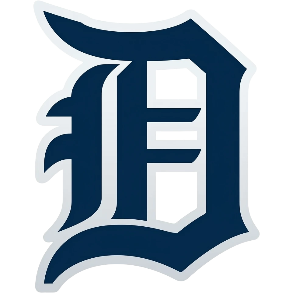 Detroit Tigers Letter D emoji