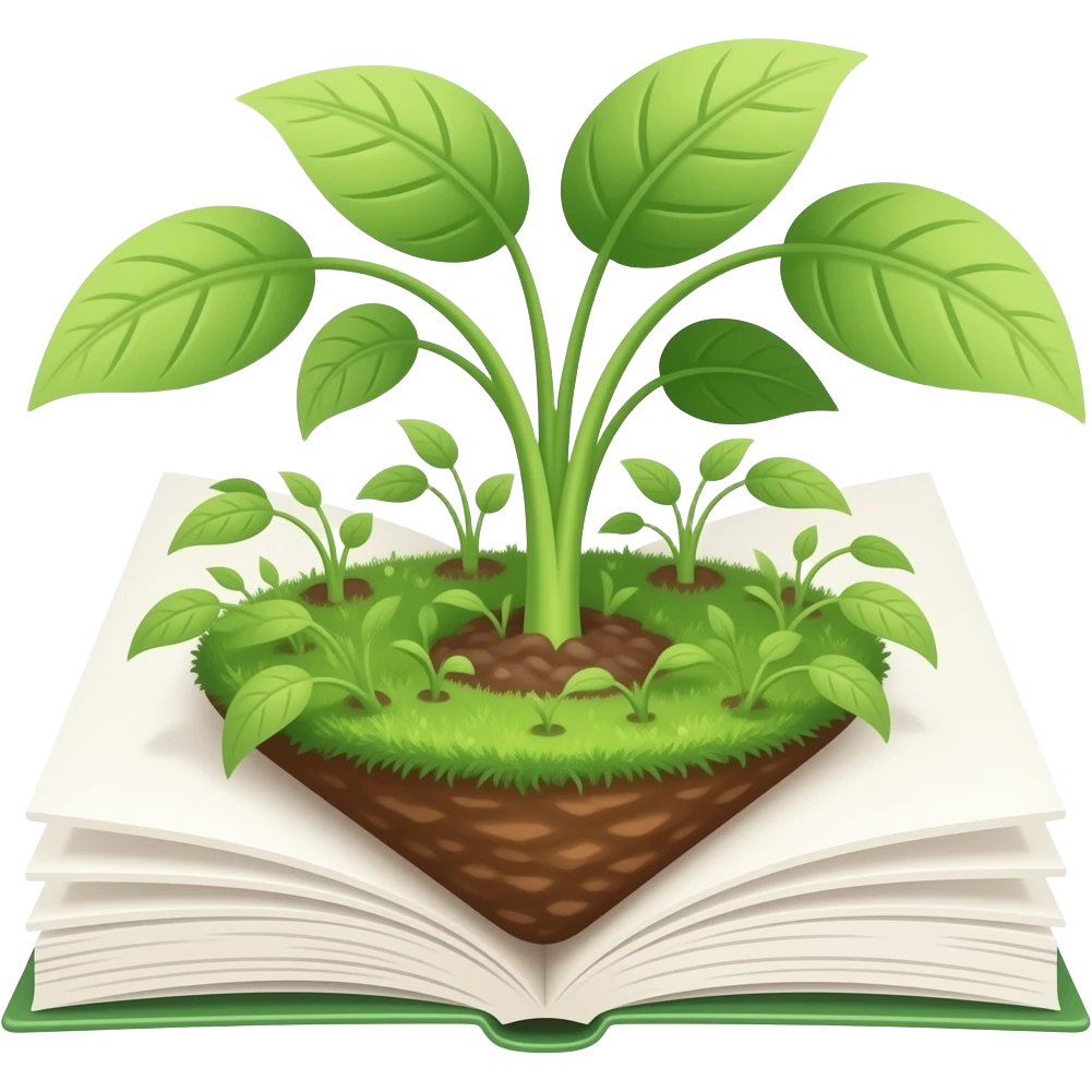 mechanism,books, growth emoji