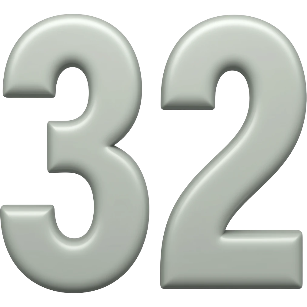 numberblocks 32 mean emoji