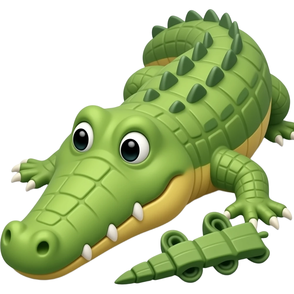 crocodile roll over emoji