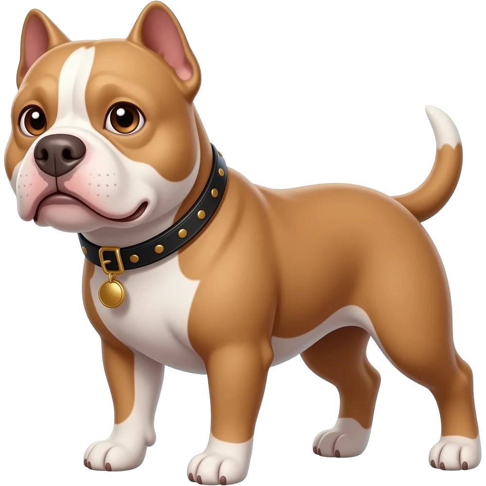 Red nose pittbull emoji