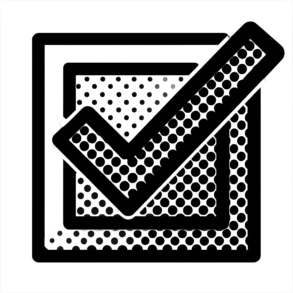 A funny checkbox emoji