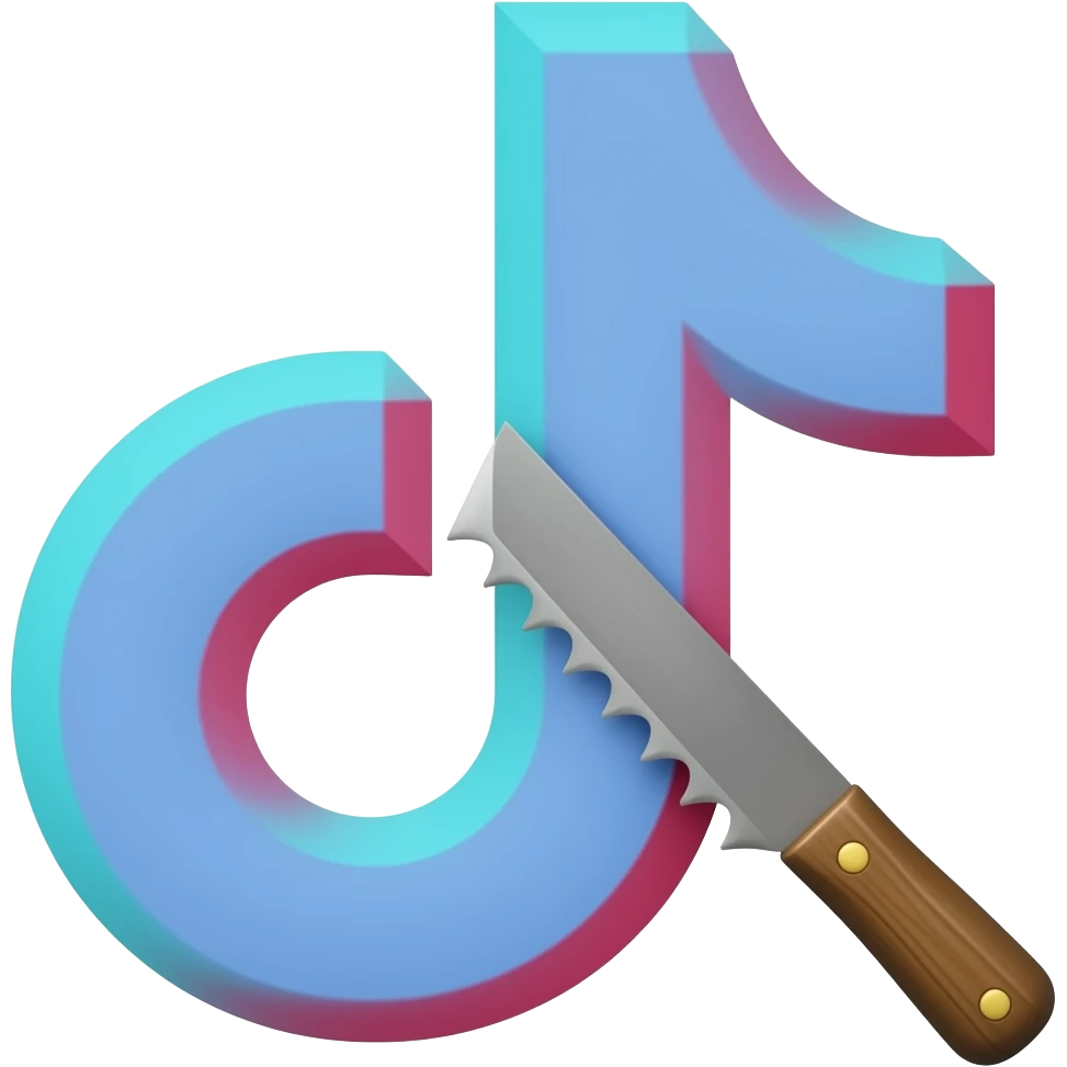 Blauer Tiktok hacken emoji