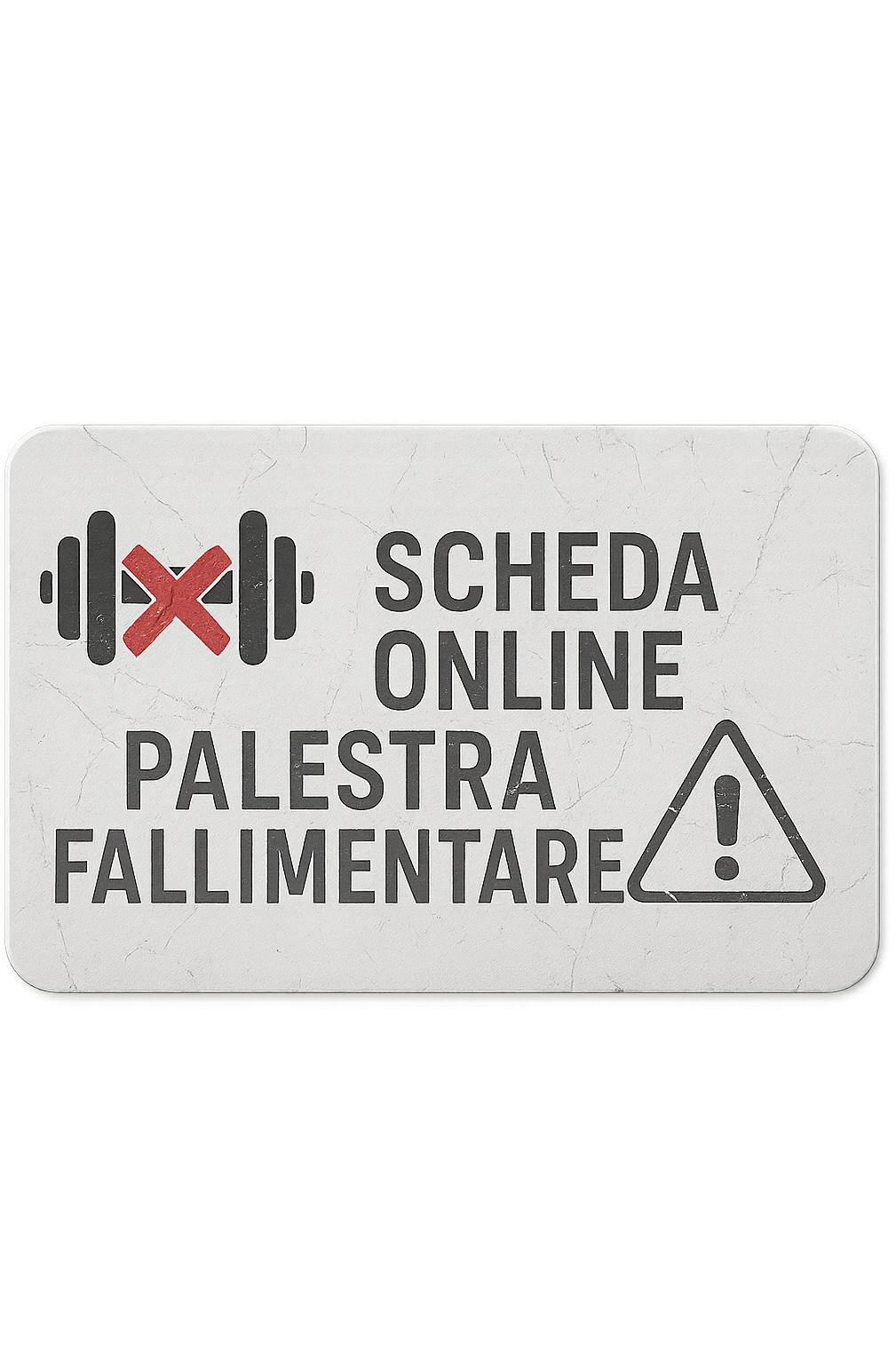 Scheda online palestra fallimentare  foglio emoji