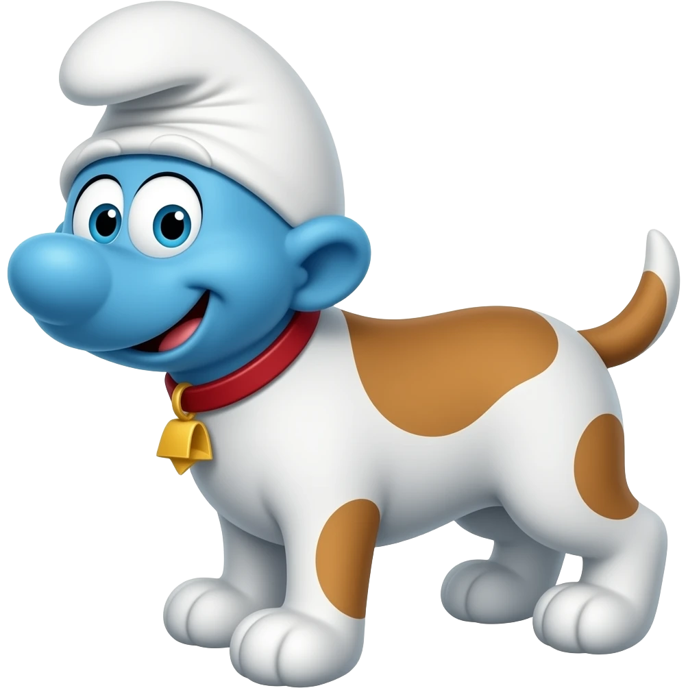 doggy smurf emoji