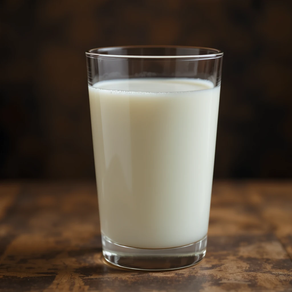 realistic glass of milk, soft lighting emoji