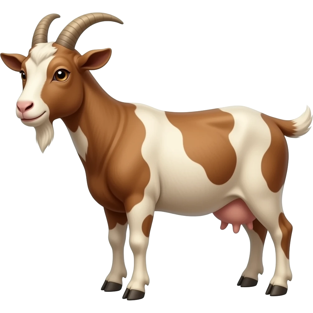 A vuaquita not a cow not in spanish and a goat not a mammal not combined emoji