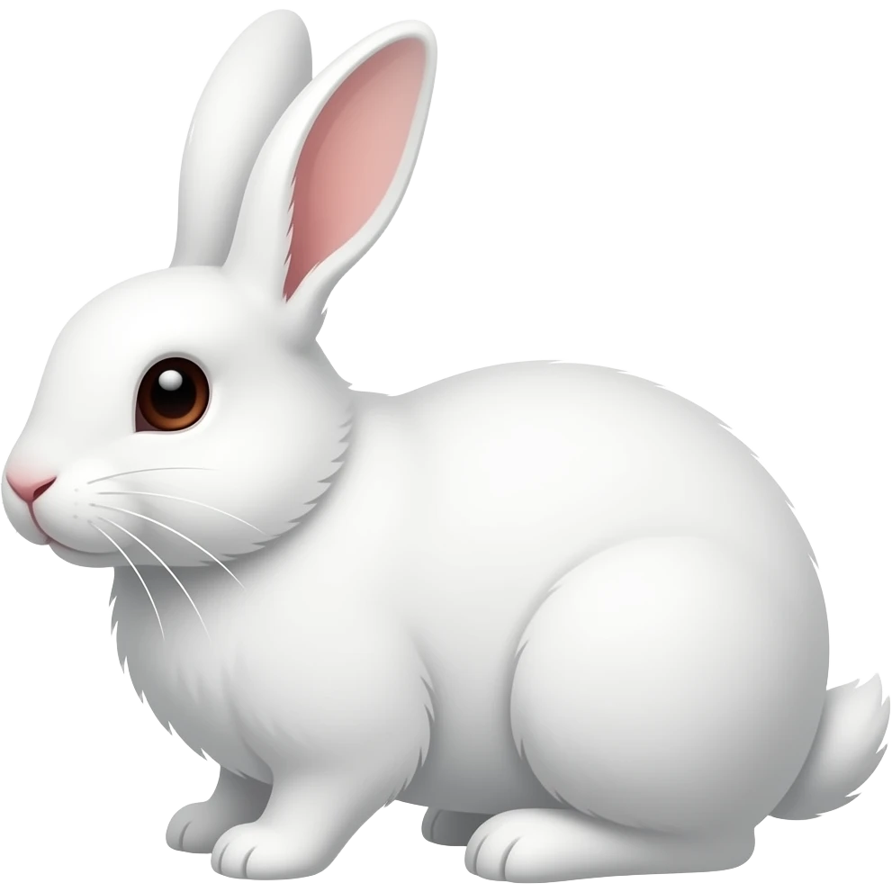 White rabbit/ bunny emoji