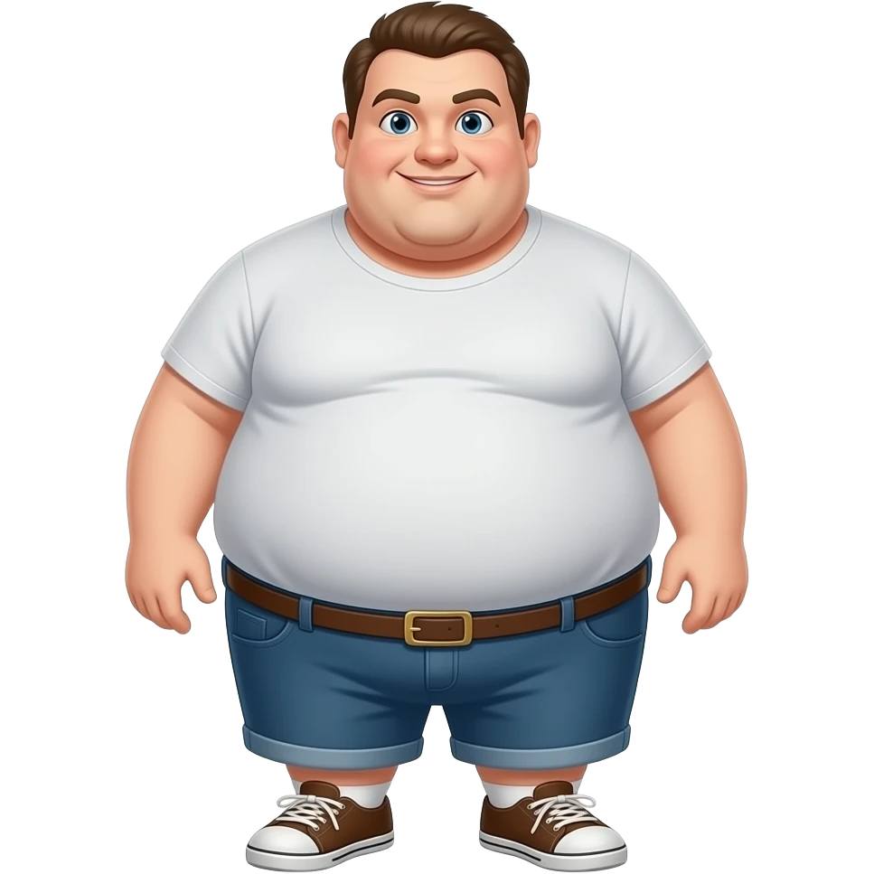 extremely fat chubby morbidly obese morbid obesity fattening fatty very fat pudgy emoji