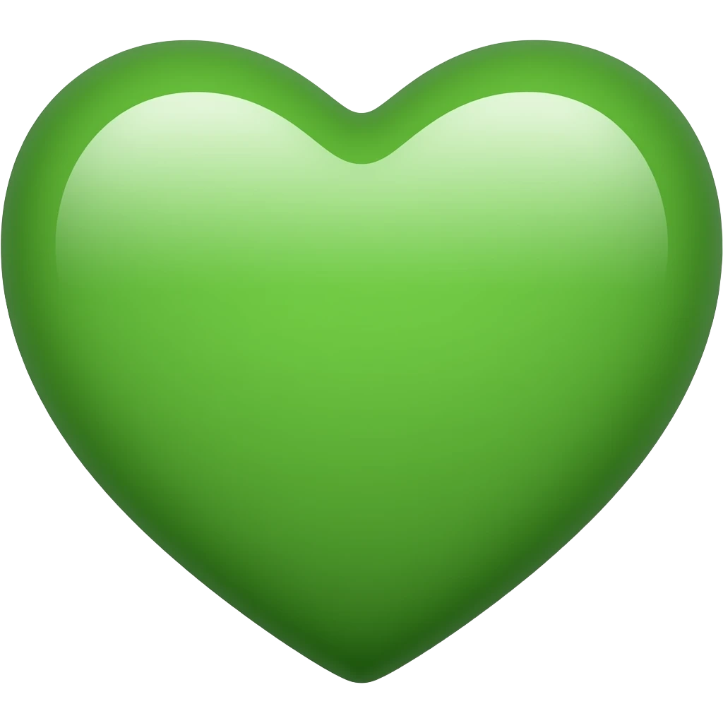 green heart emoji