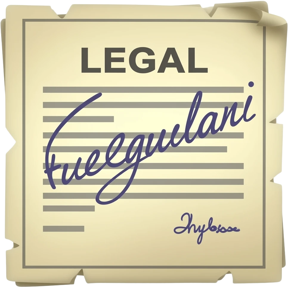 Notice written on a document only notice emoji