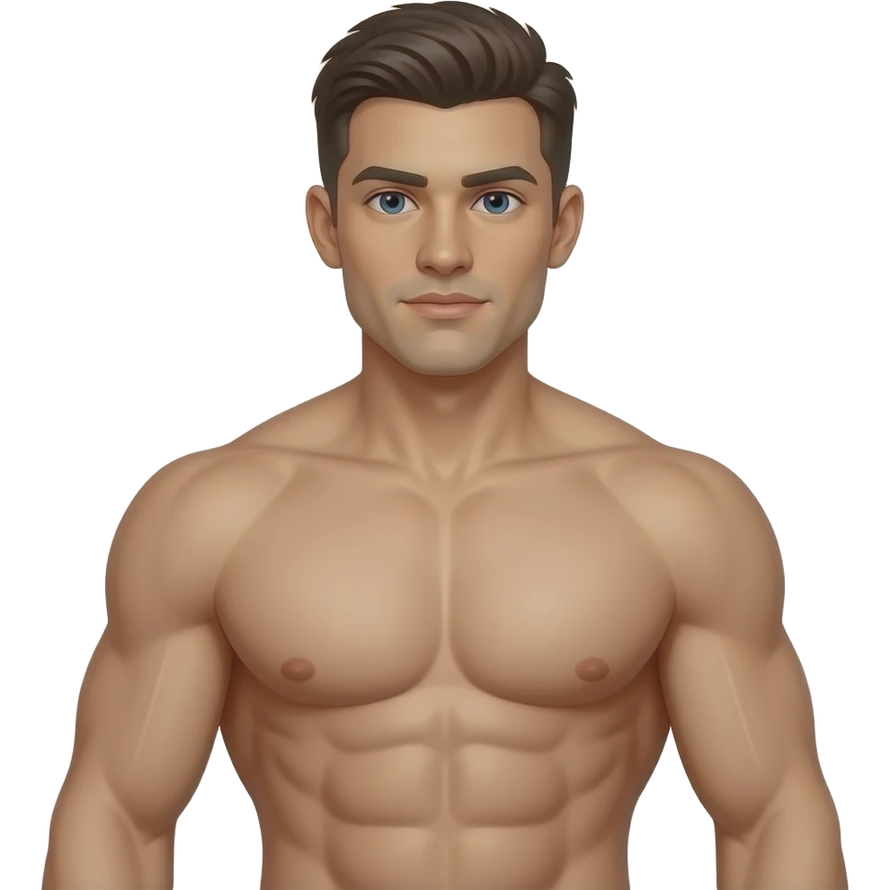 muscle man emoji