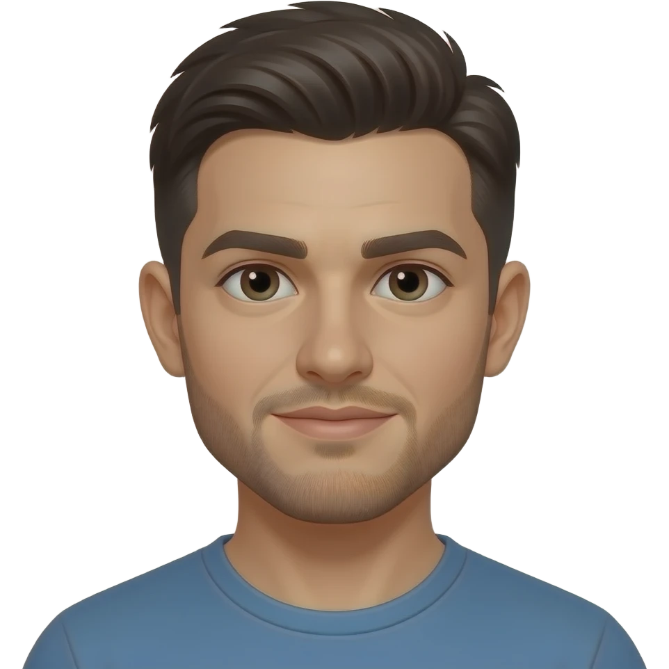 this image with the best jawline emoji