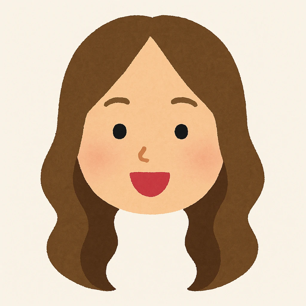 Create an image of Beyoncé's head in the style of the reference image which is Irasutoya-inspired, simple cartoon style with soft colors, round face, iconic features, cheerful expression, and long hair. The image should have no background and reflect the style's simplicity and softness. emoji