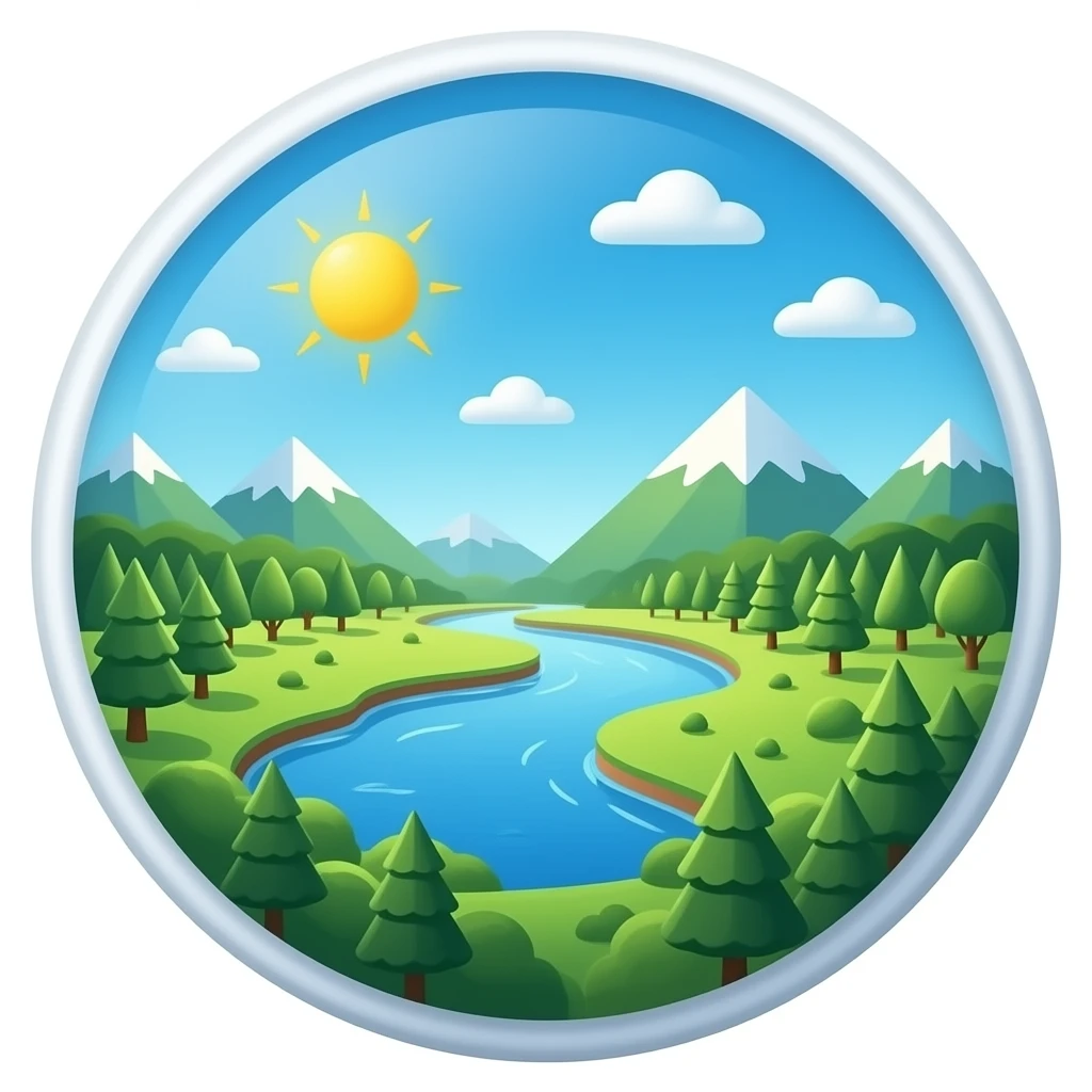 нарисуй планету как шар с видом на тайвань emoji
