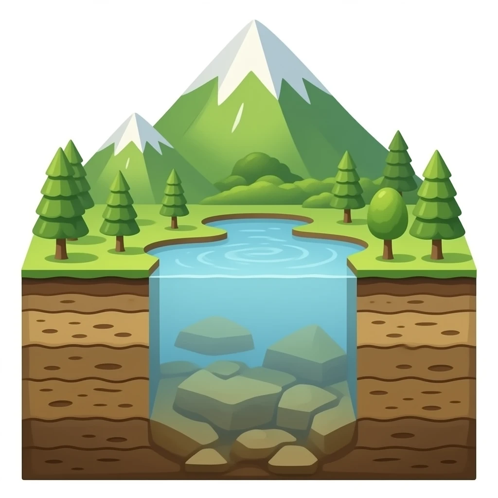 GROUNDWATER: DESTROYED Тувалу остров Схема почвы в разрезе emoji