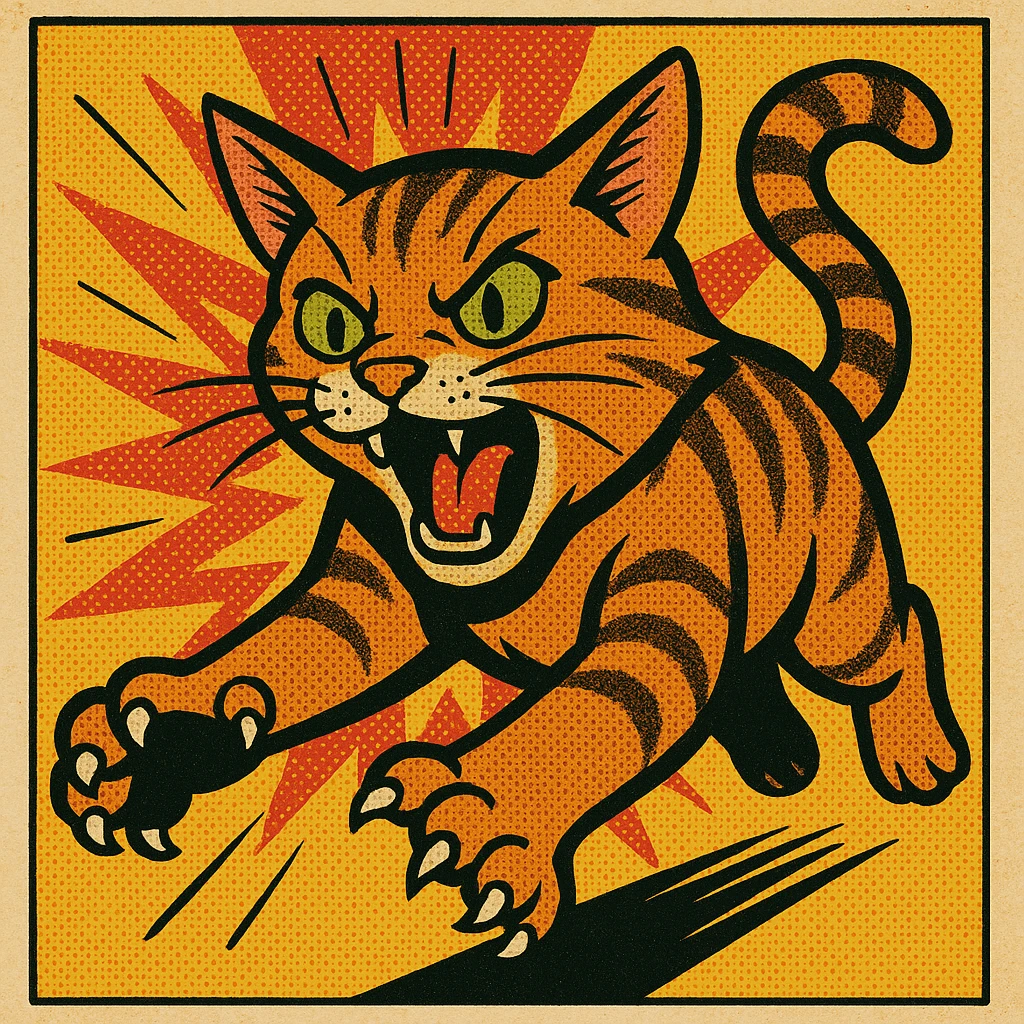 cat attack emoji