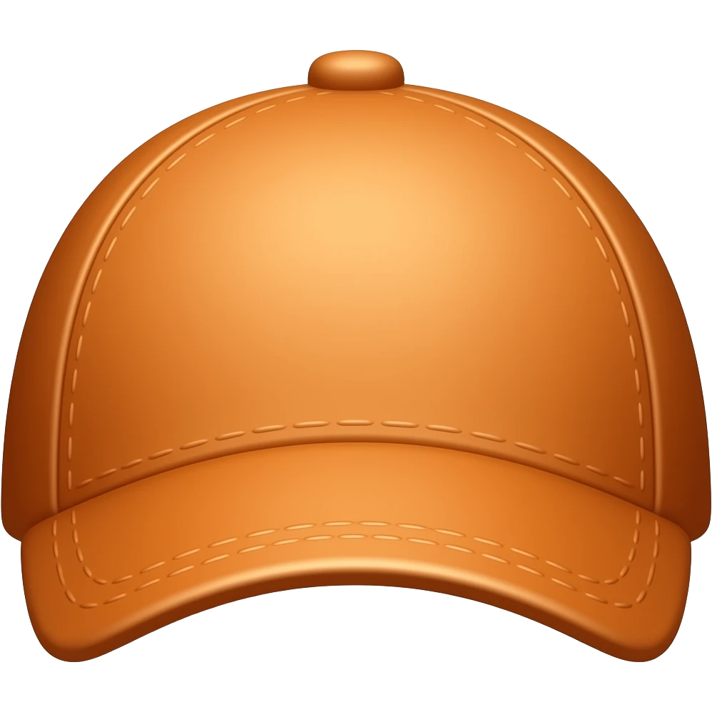 Orange colour cap emoji