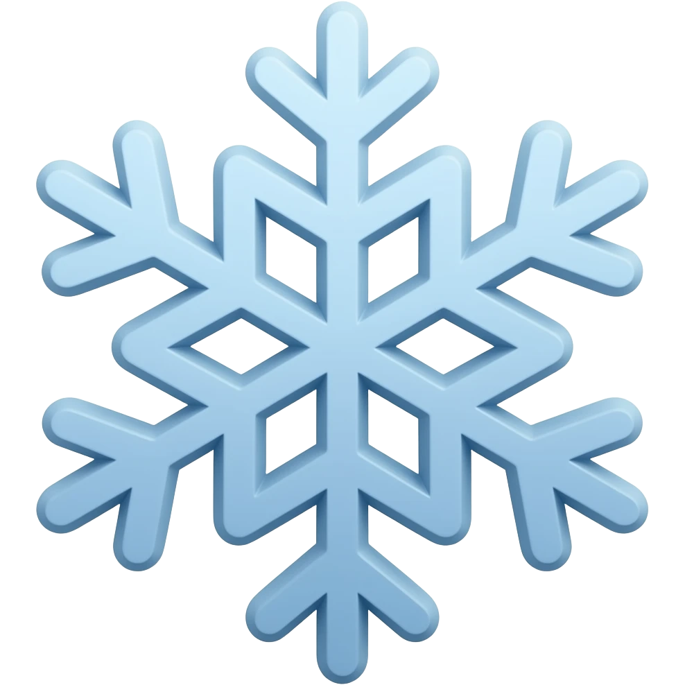 Snowflake emoji