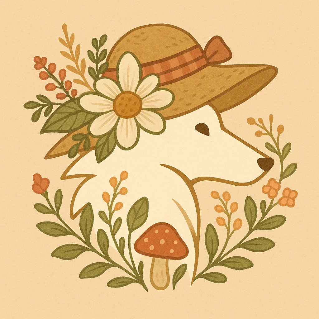 Give the Overwolf logo a cute cottagecore makeover emoji