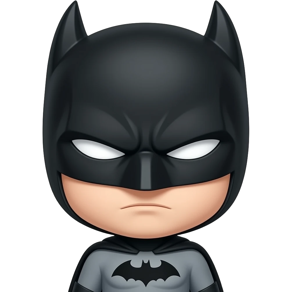 batman chibi closeup emoji