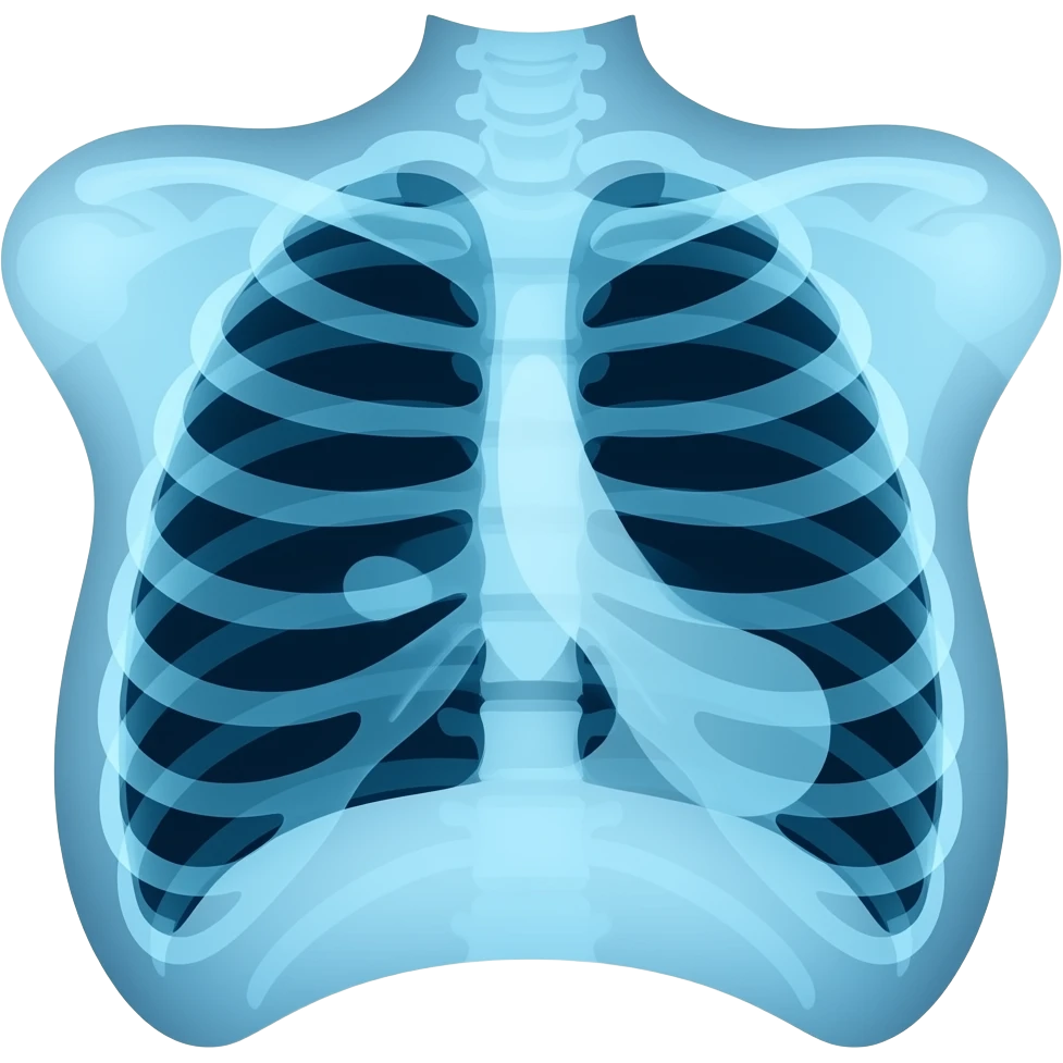 снимок рентгена грудной клетки emoji