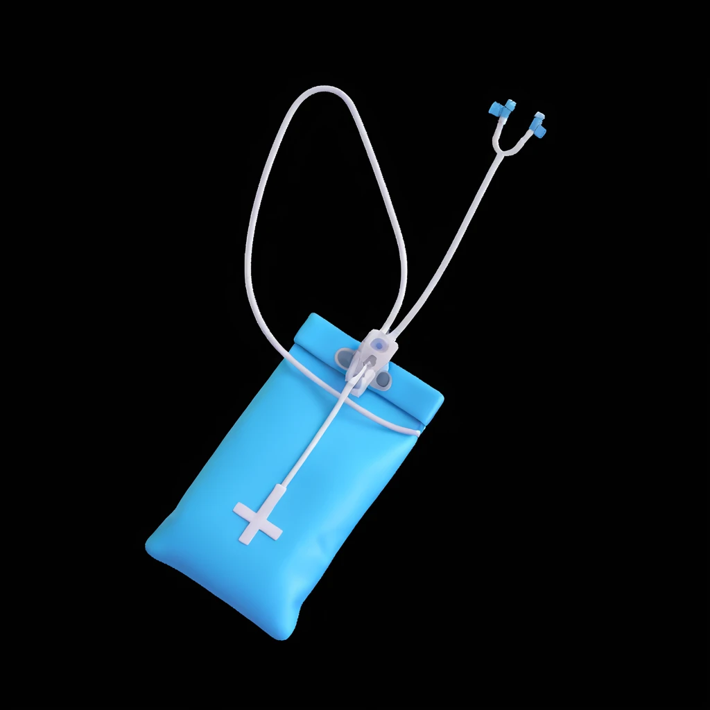 realistic emoji of a catheter bag, medical device emoji