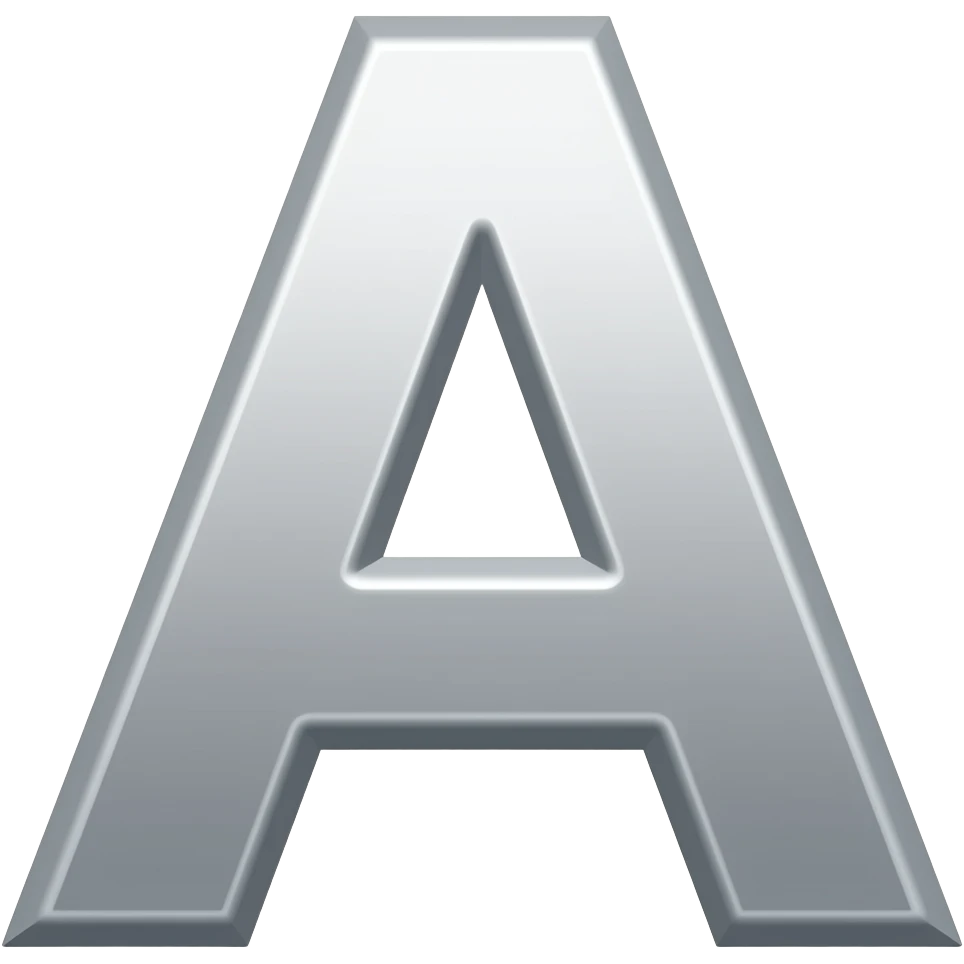 letter A emoji