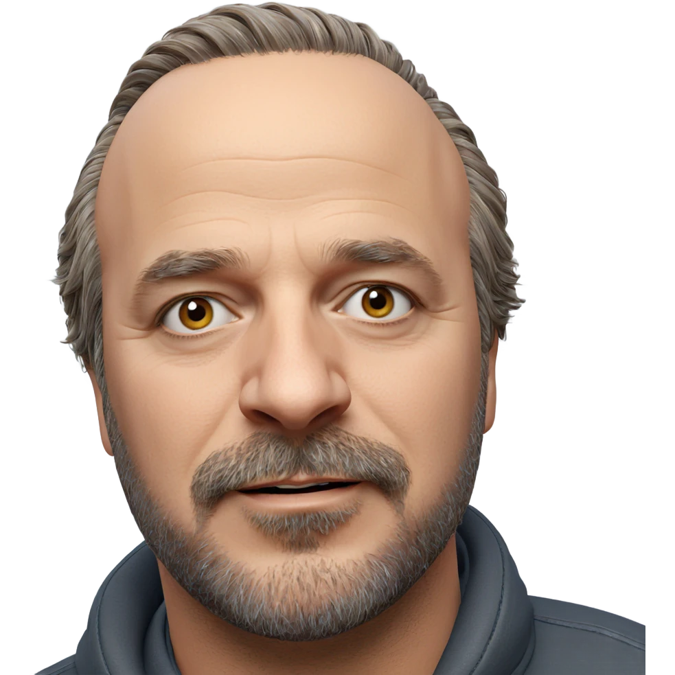 male portrait with beard emoji