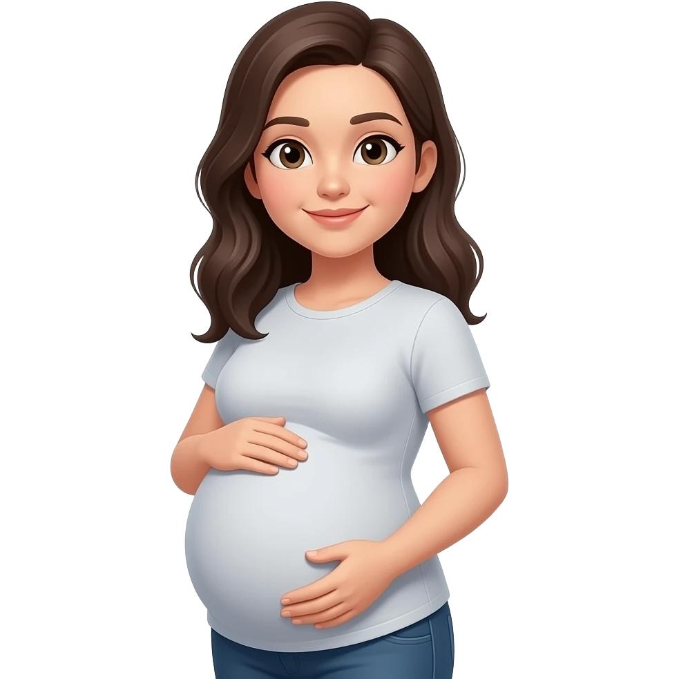 Entre Nós grávida emoji