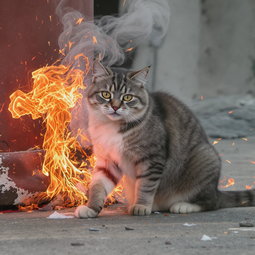 cat attack emoji