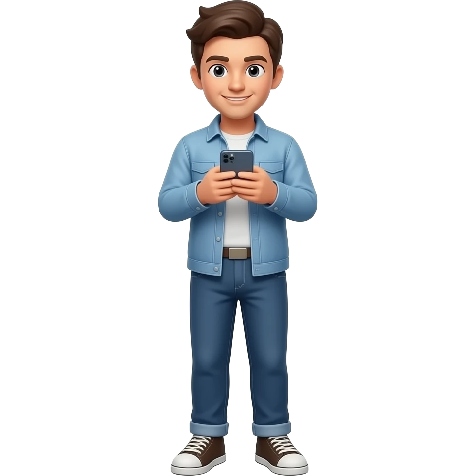 phone scrolling emoji