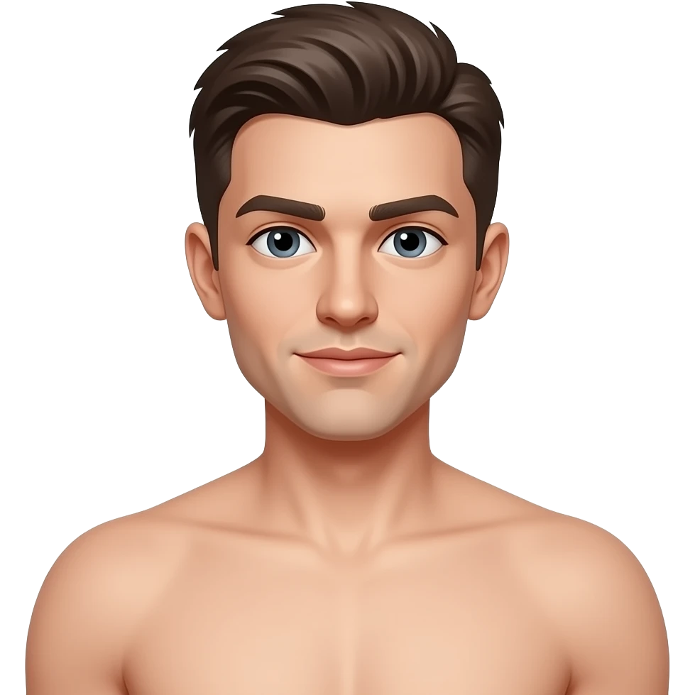 naked fit slim body emoji