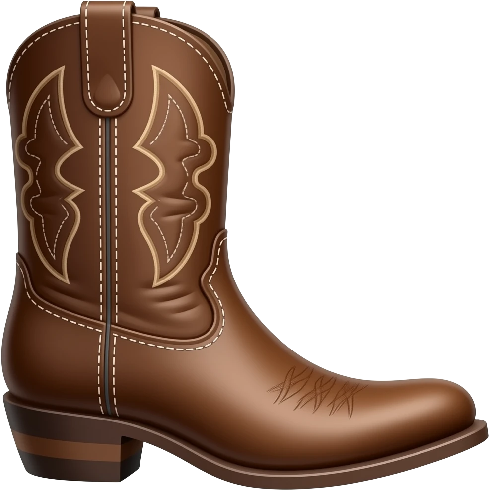 Cowboy boot emoji