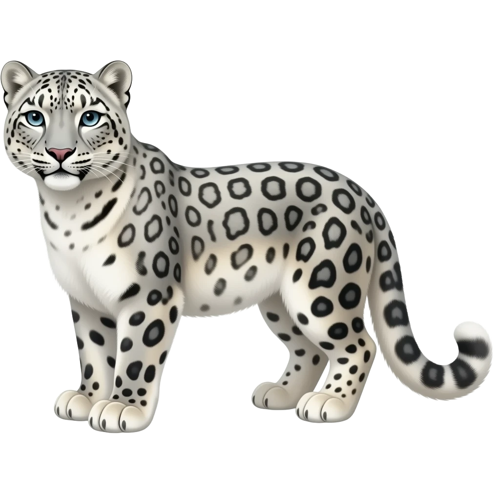 Snow leopard emoji