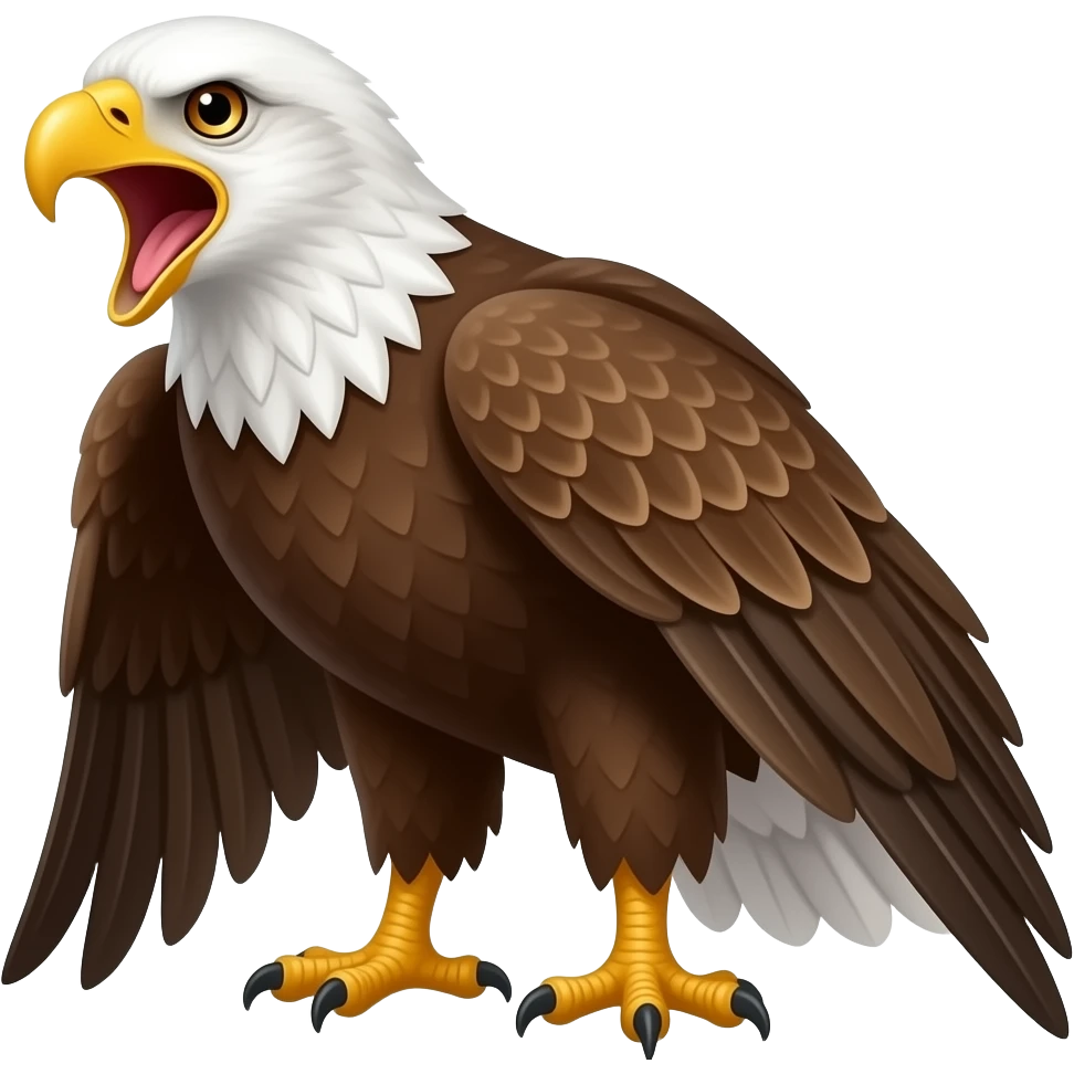 screaming eagle emoji