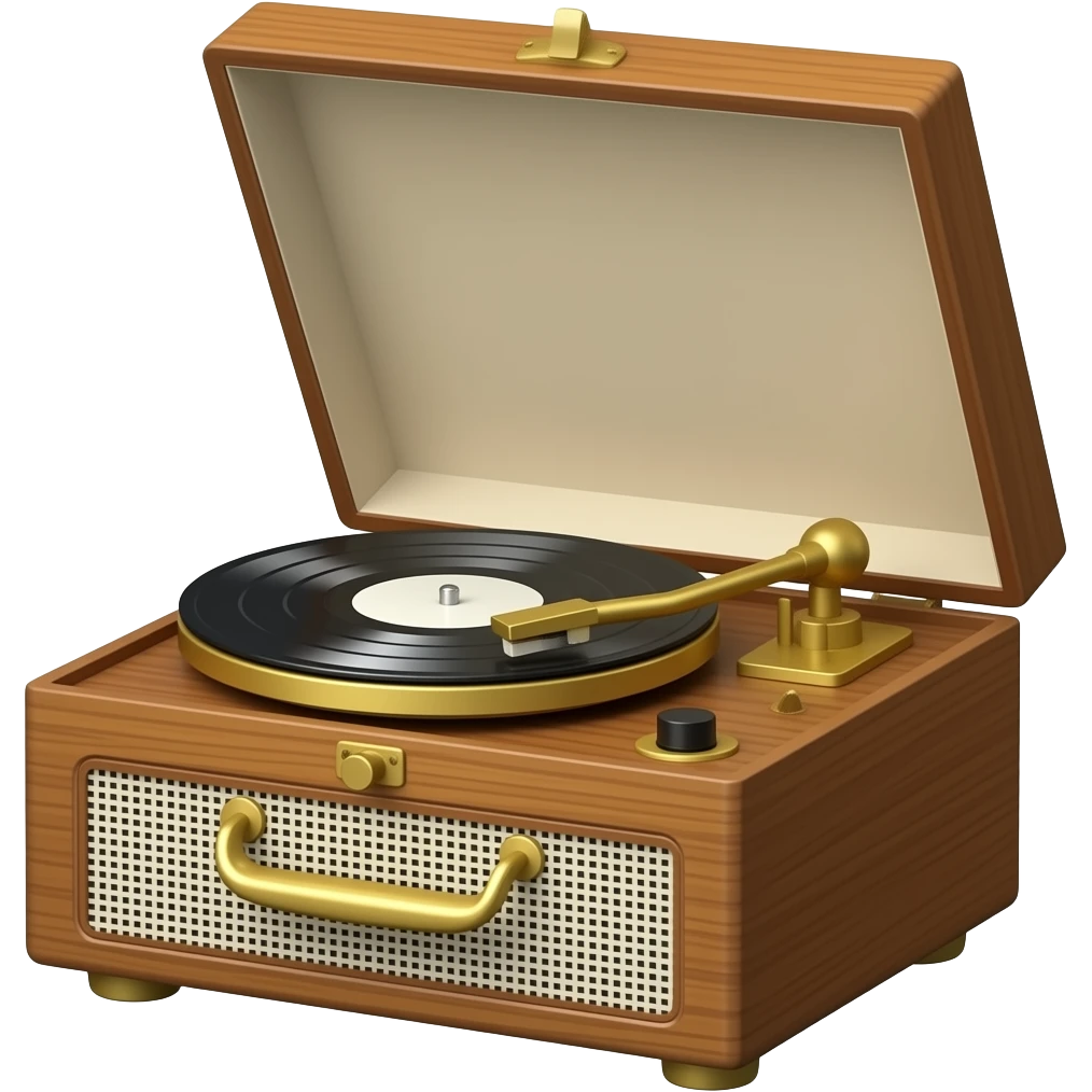 tocadiscosclasicos antinguo  común en la época de los años 50 o 60. emoji