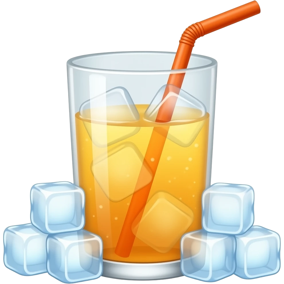 juice with ice emoji