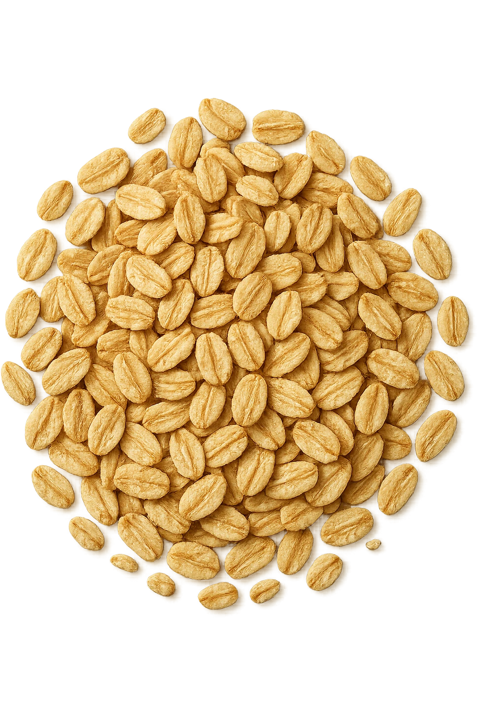 fiocchi di avena, visti dall'alto, iperrealistici 4k emoji