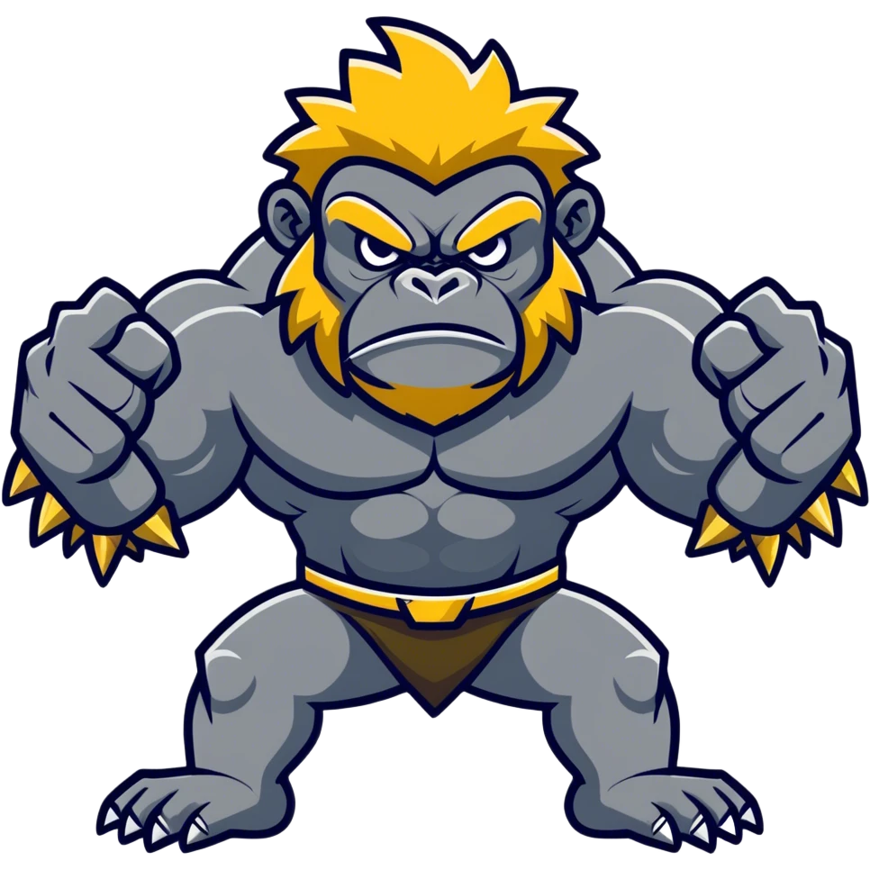Super saiyan Ape emoji