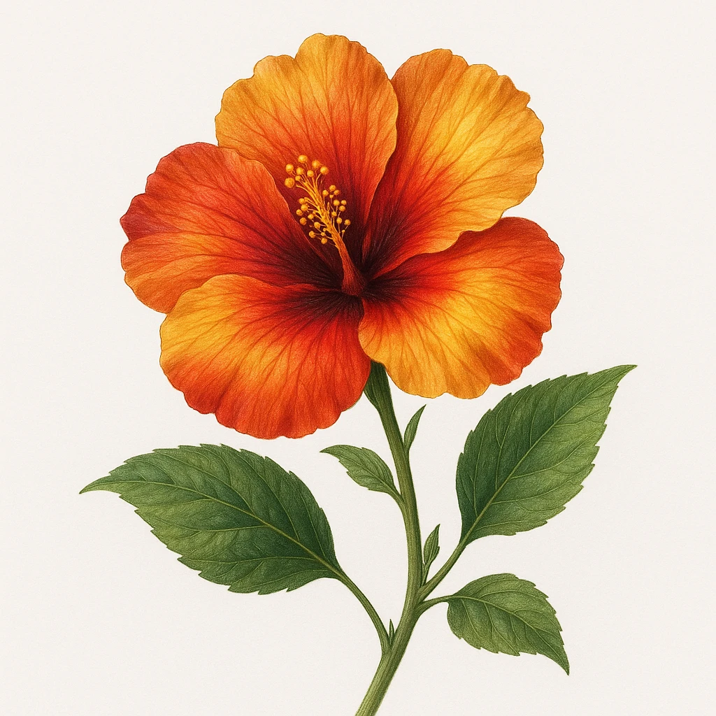 a single flower emoji